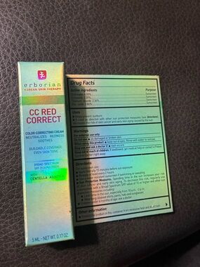 Erborian CC Red Correct Color-Correcting Cream - Red